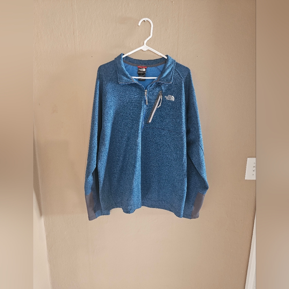 The North Face Blue Quarter-Zip Pullover